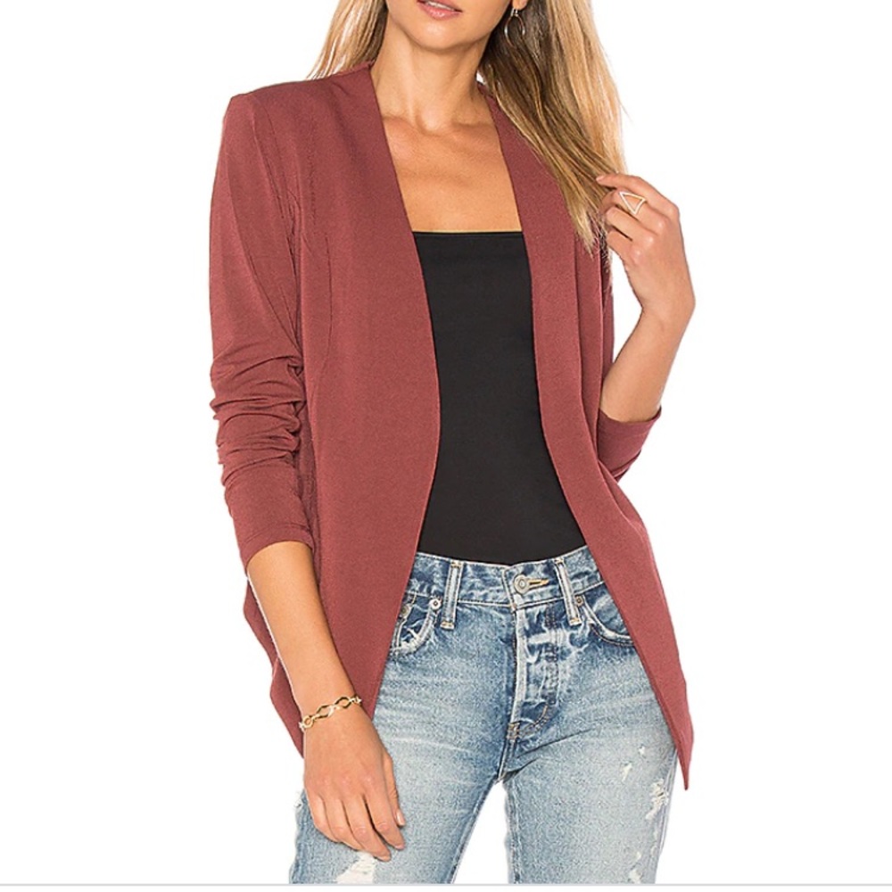 Bcbg generation mahogany tuxedo blazer